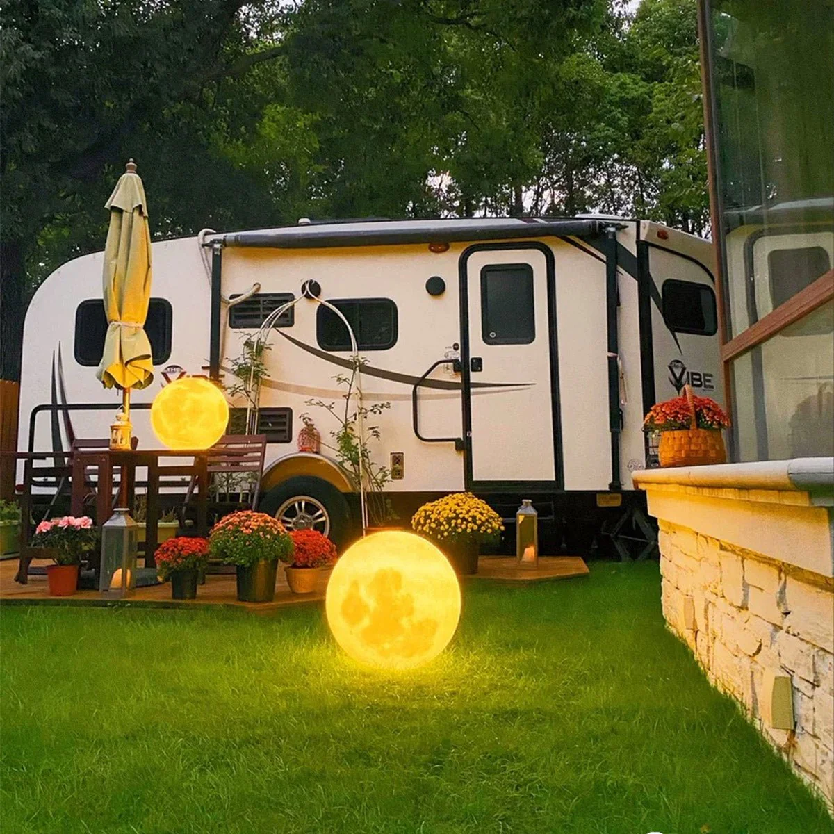 Waterproof Moon Ball Lights Garden Landscape Lawn Lights - Image 11