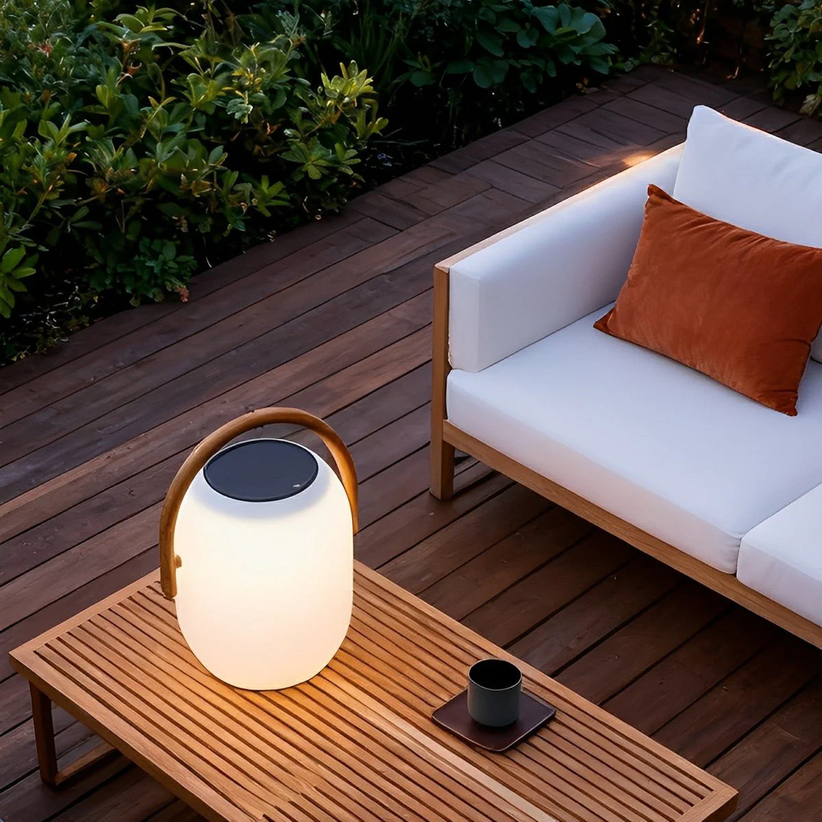 Waterproof Solar Oval Outdoor Tabletop Lamp Lanterns - Image 4