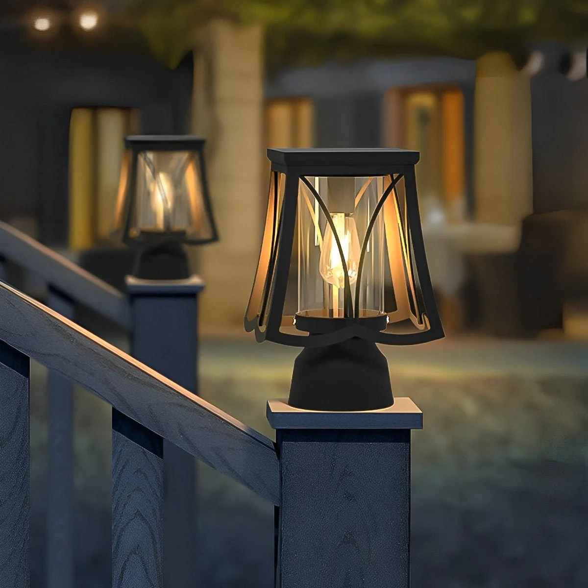 Waterproof Powerd LED Outdoor Post Lights - Image 3
