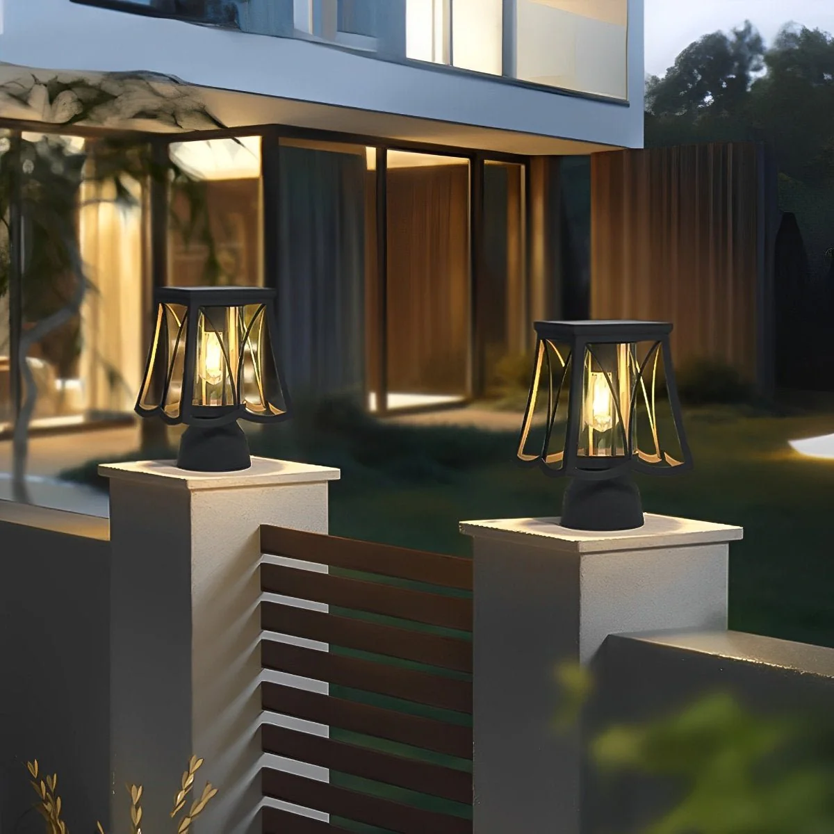 Waterproof Powerd LED Outdoor Post Lights - Image 5