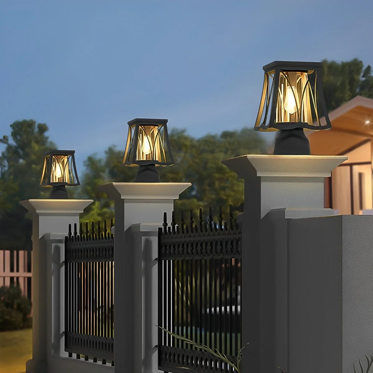 Waterproof Powerd LED Outdoor Post Lights - Image 7