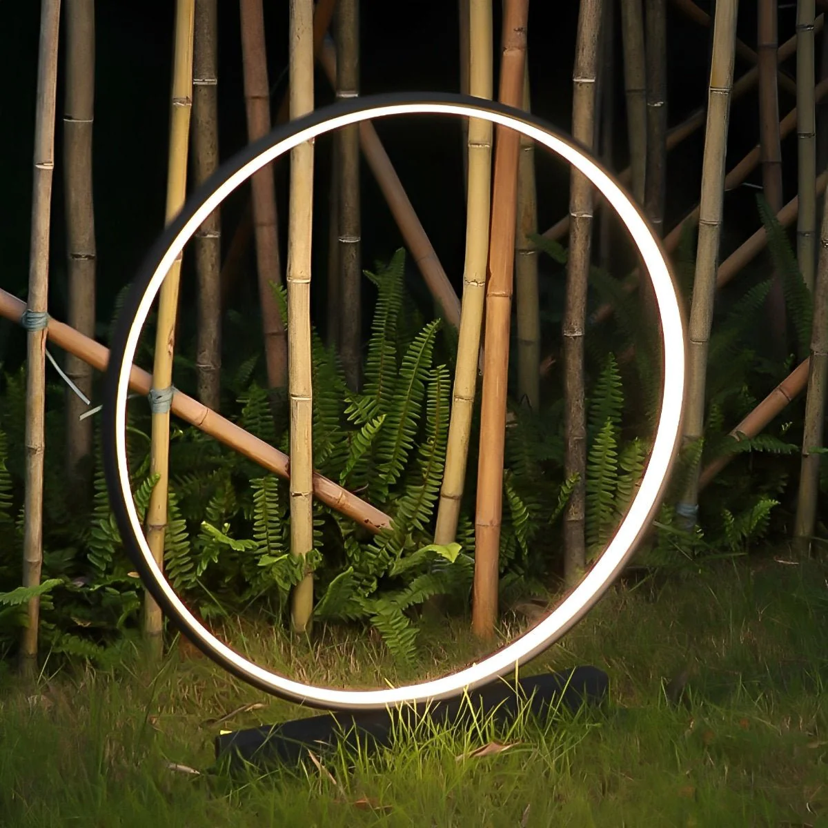 Waterproof LED Ring Outdoor Lawn Landscape Lights - Image 4