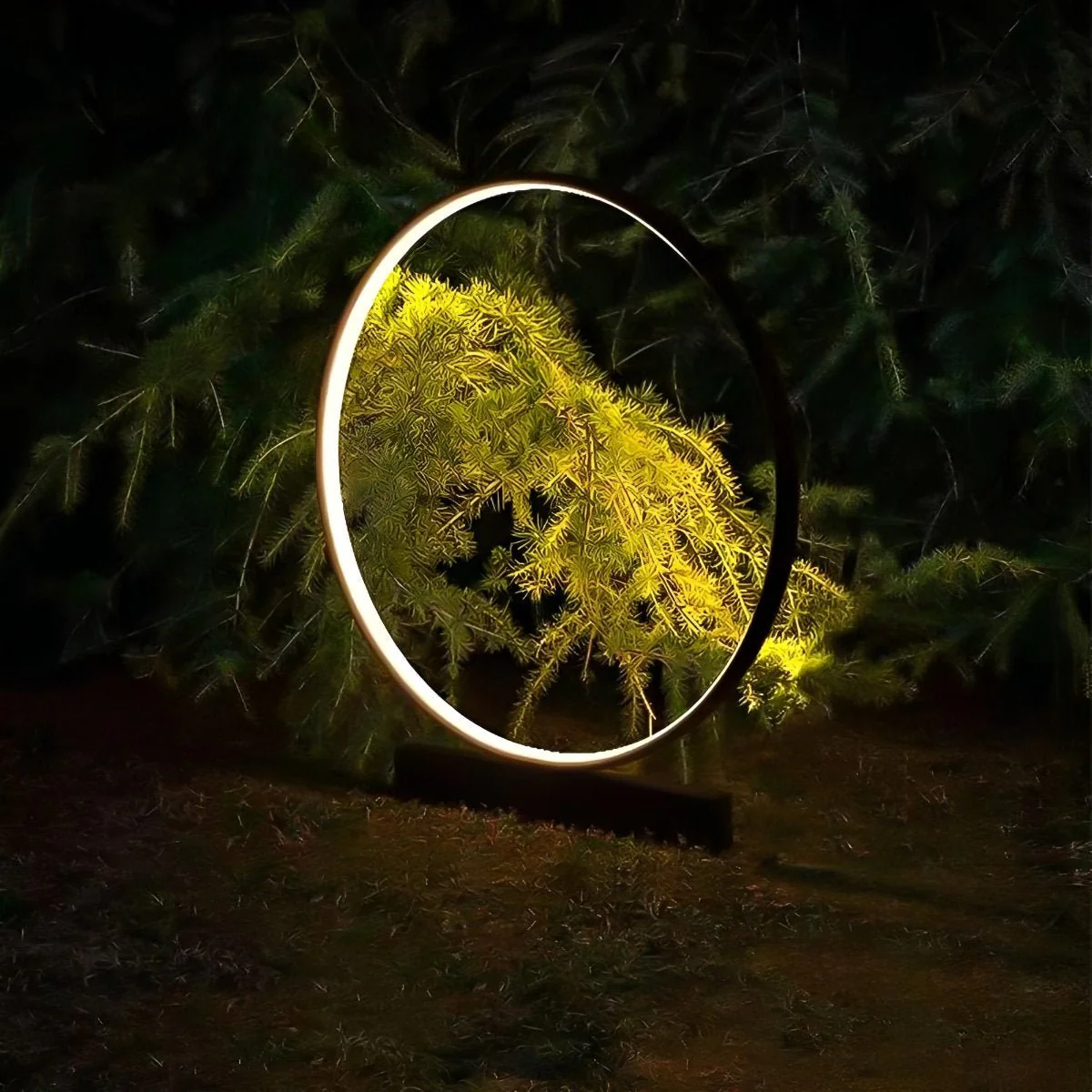 Waterproof LED Ring Outdoor Lawn Landscape Lights - Image 7