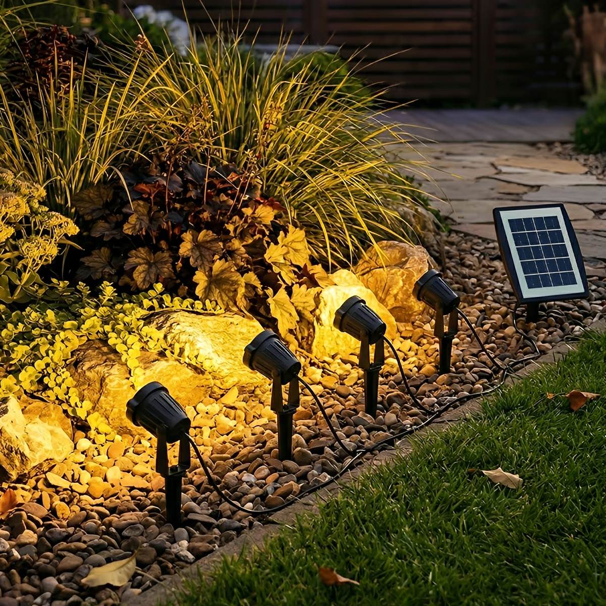 Waterproof Solar Spot LED Light Landscape Lighting - Image 3