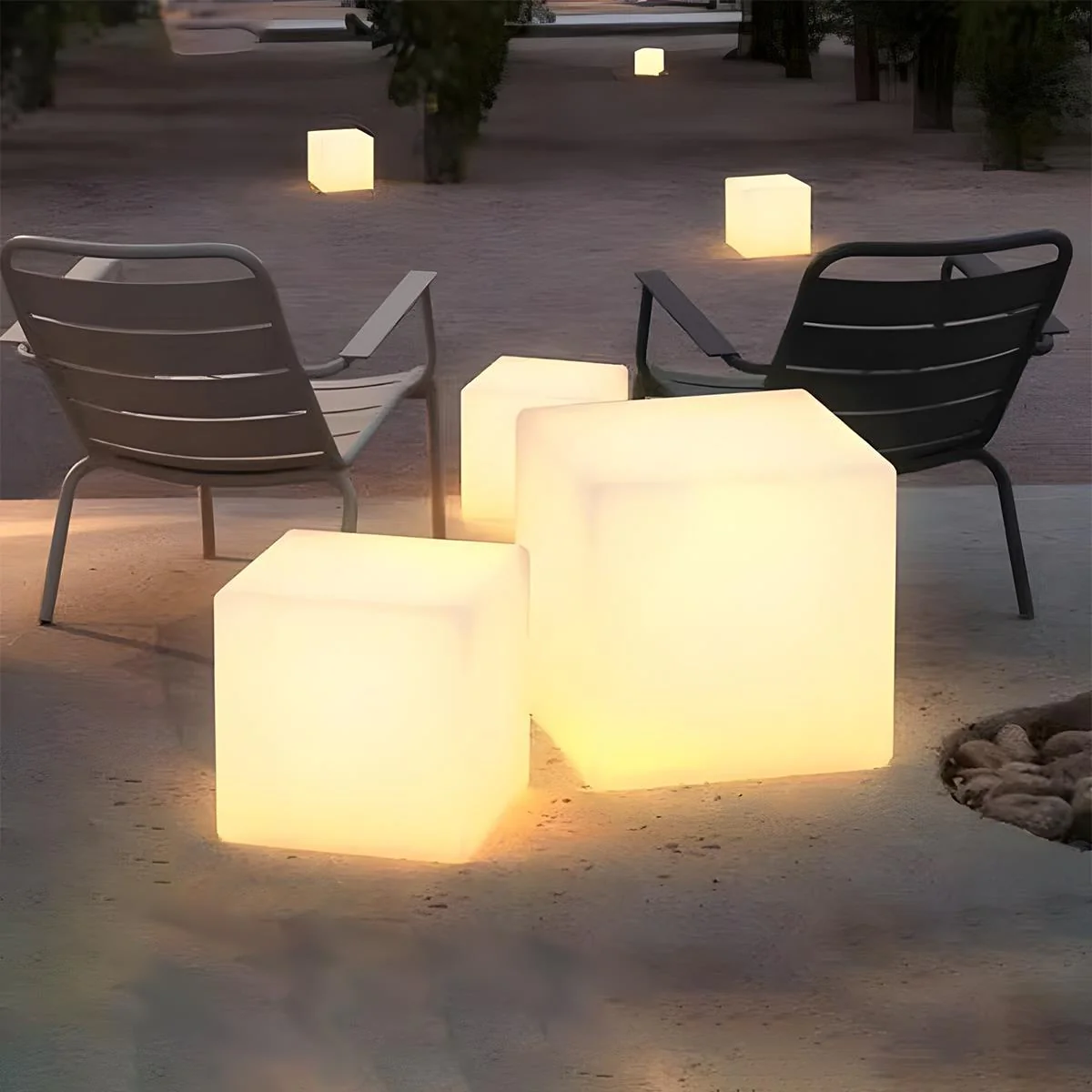 Waterproof Square Cube LED Outdoor Landscape Lighting - Image 5