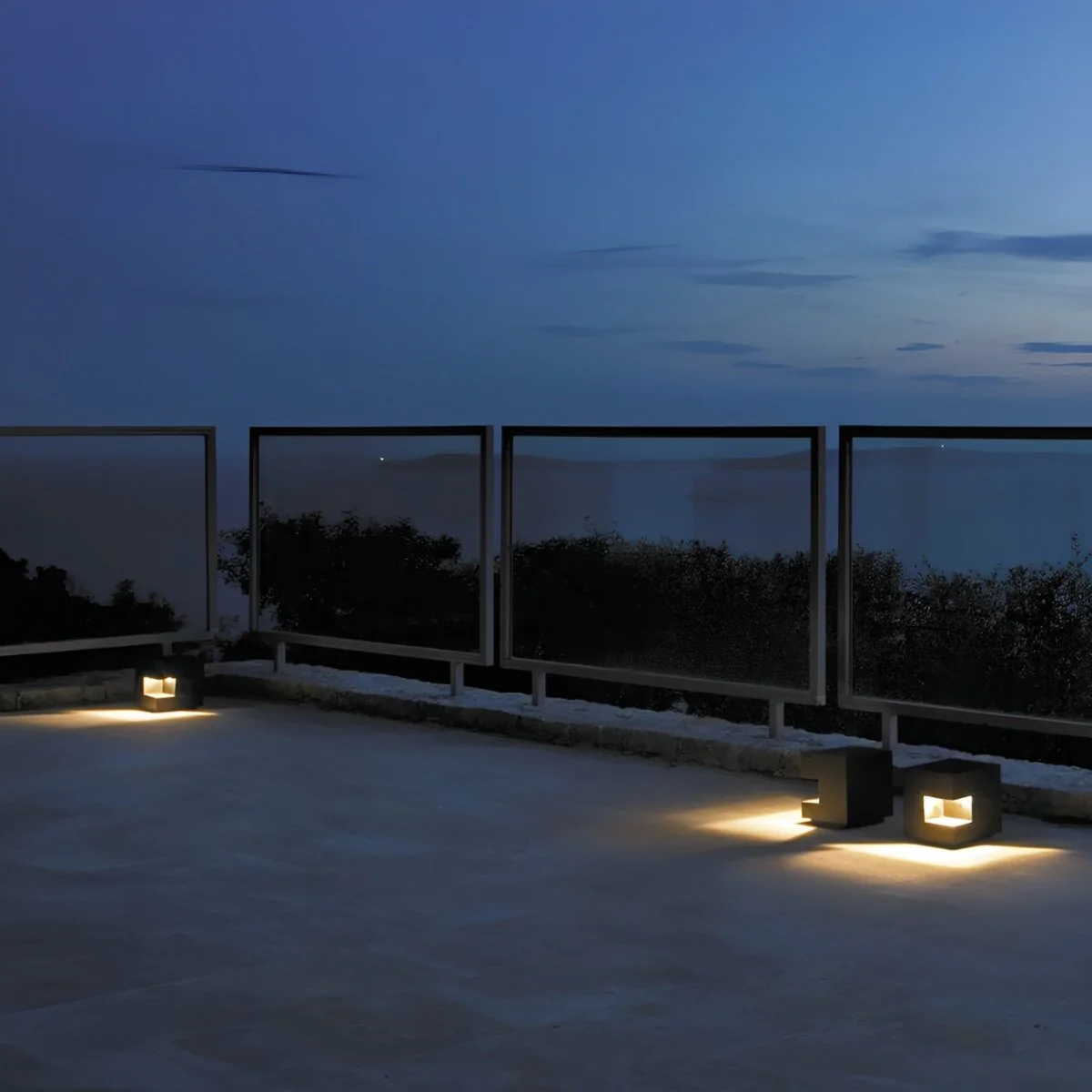 Waterproof Cube LED Outdoor Post Lights - Image 8