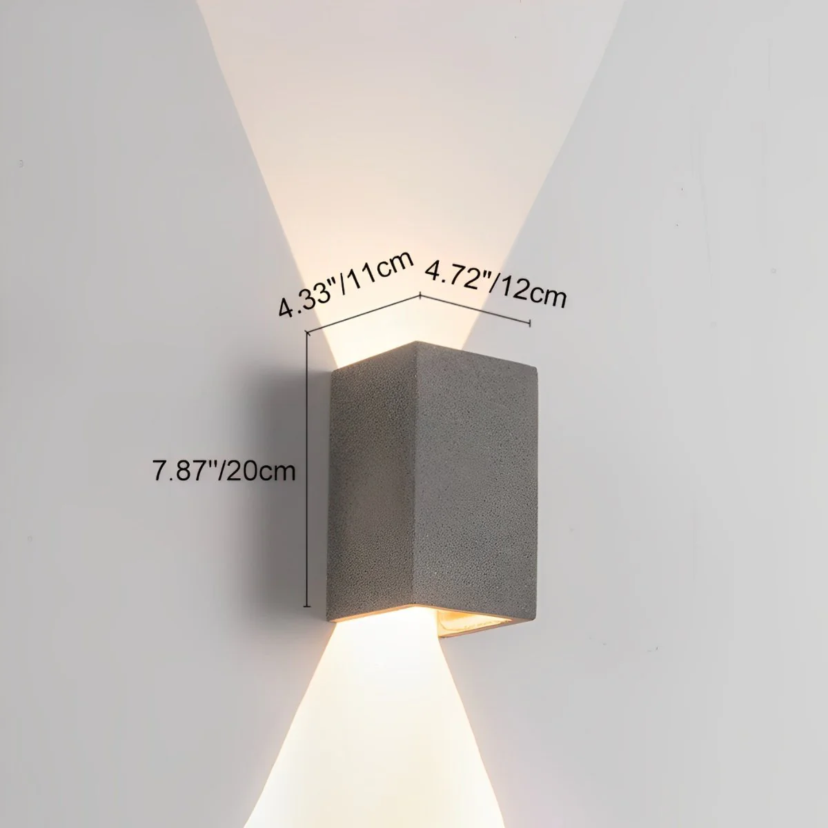 Waterproof Square Up and Down LED Outdoor Wall Sconces - Image 11