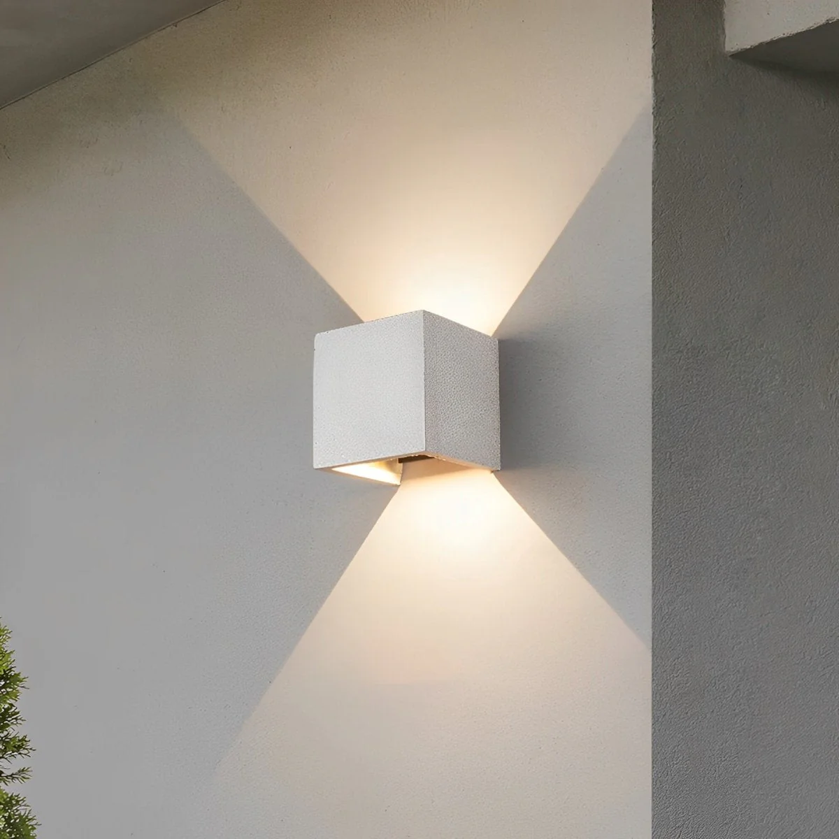 Waterproof Square Up and Down LED Outdoor Wall Sconces - Image 9