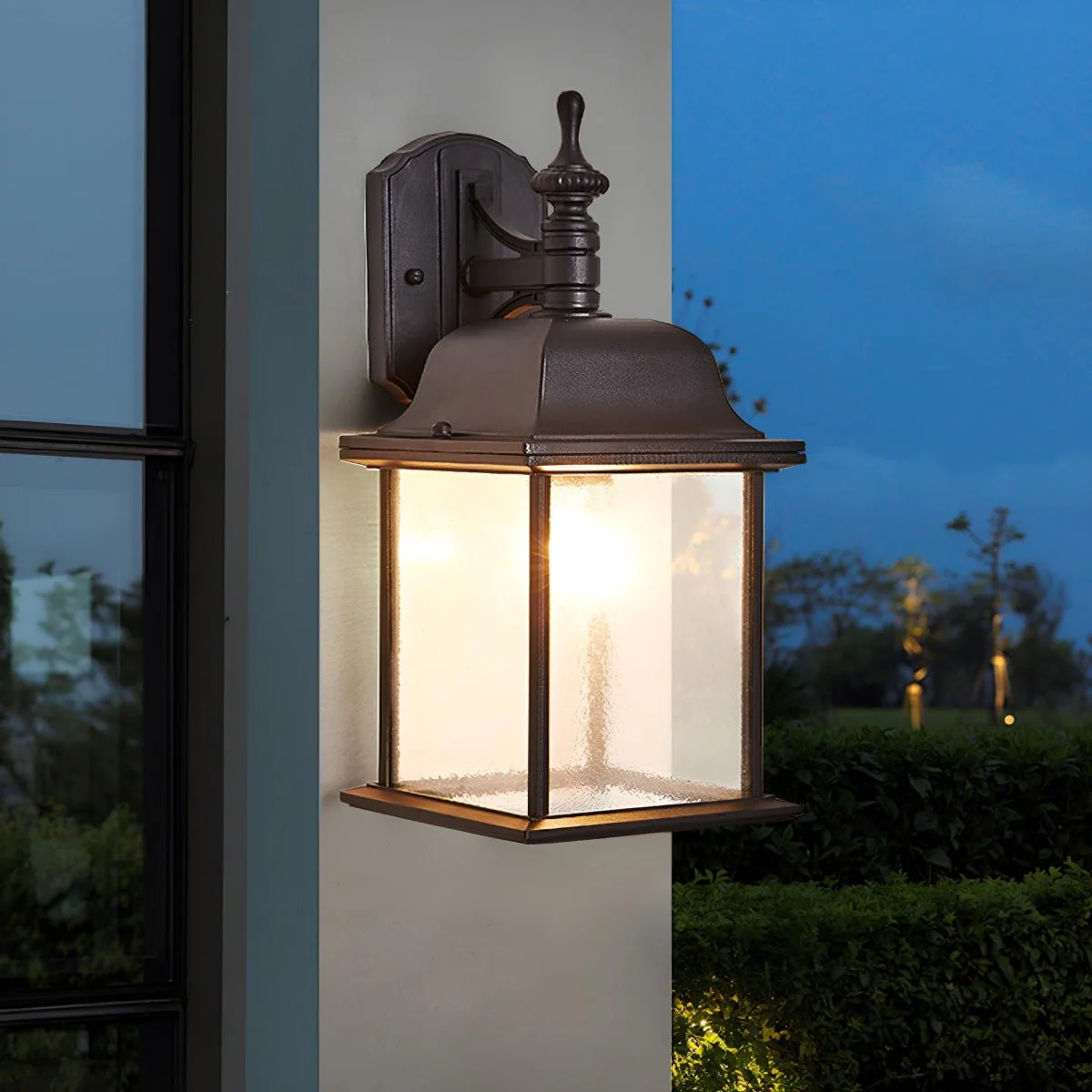 Waterproof Vintage Farmhouse Lantern Outdoor LED Porch Wall Lights - Image 3