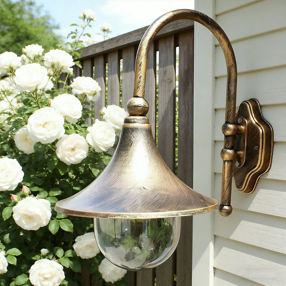 Waterproof Vintage Horn Shape Outdoor LED Wall Lights - Image 10