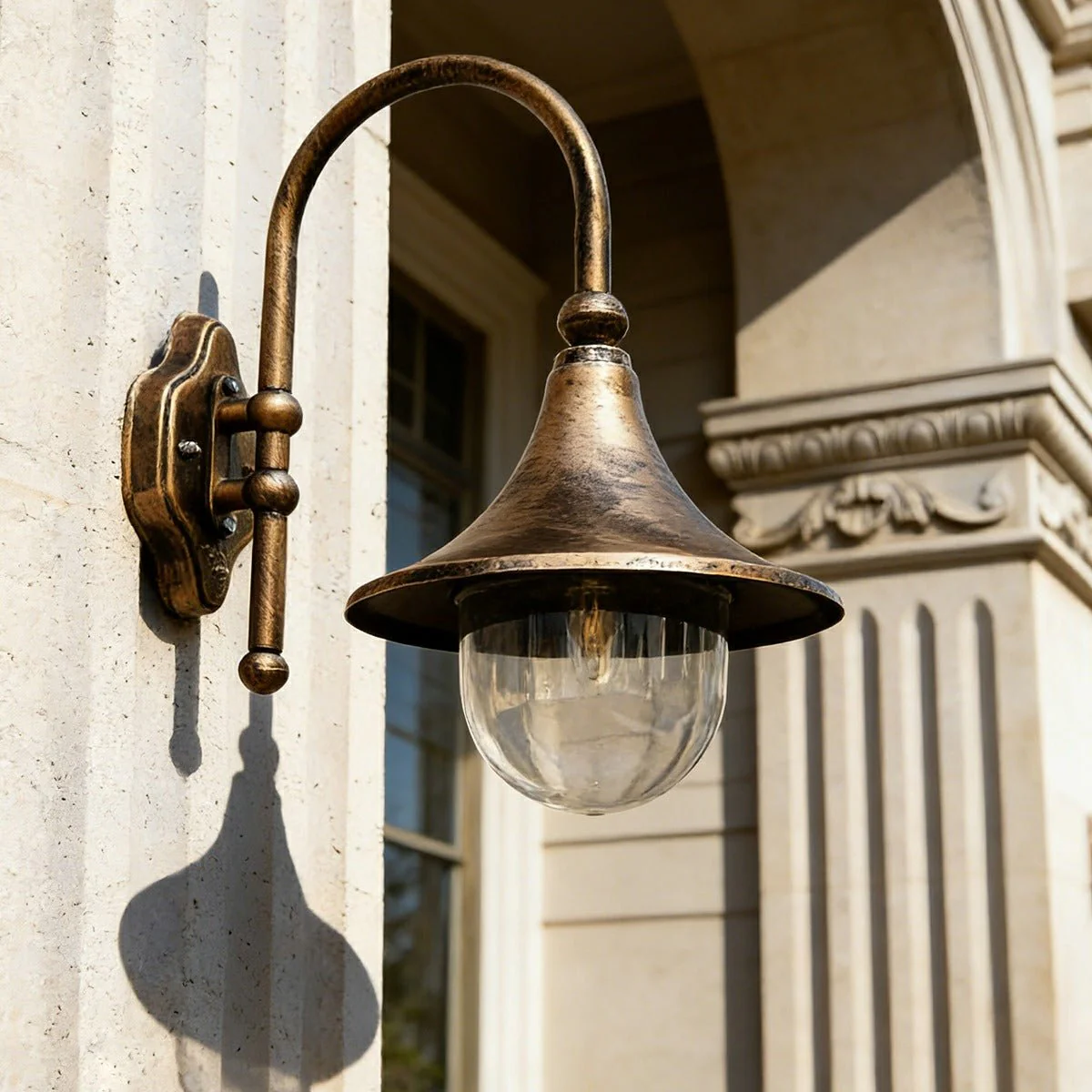Waterproof Vintage Horn Shape Outdoor LED Wall Lights - Image 7