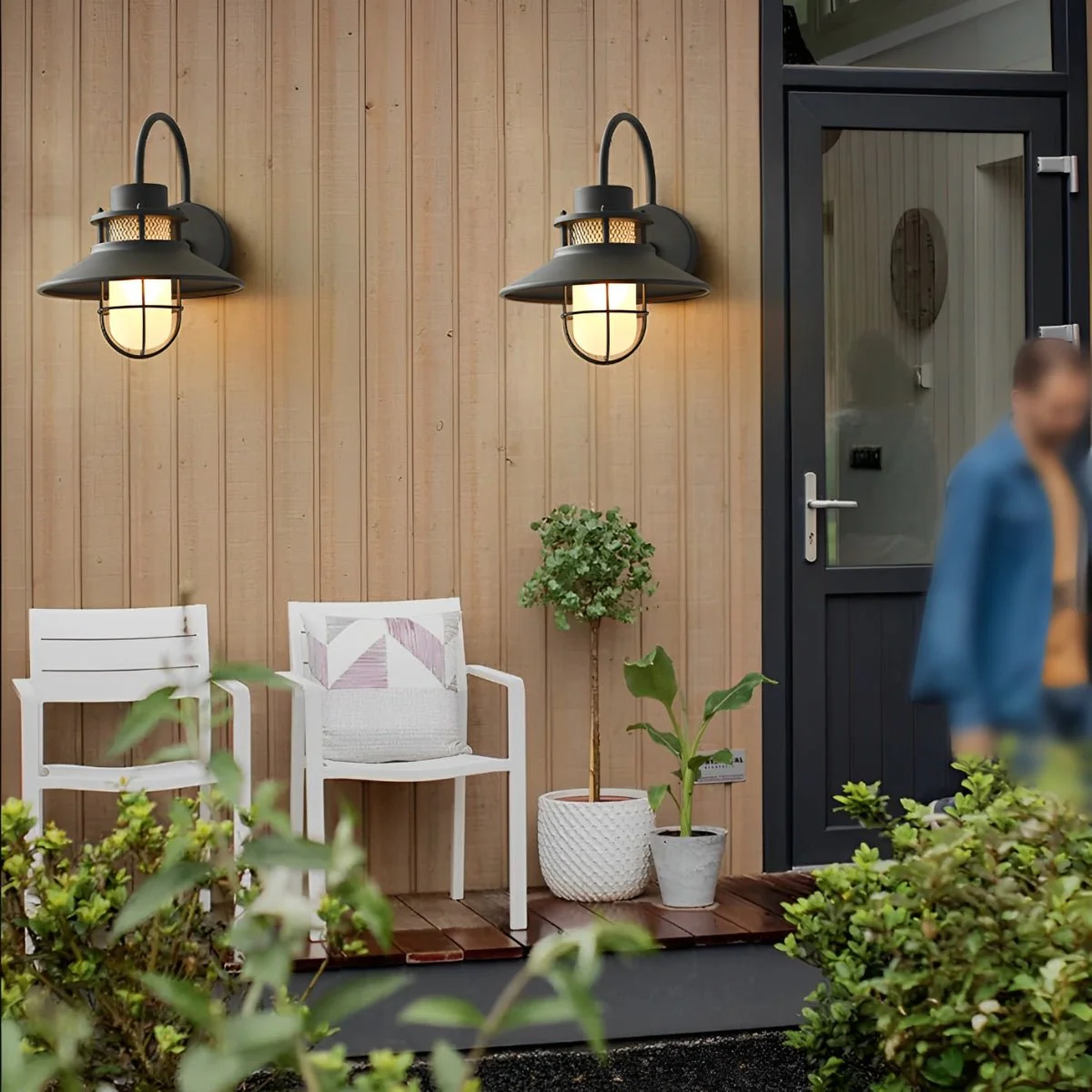 Waterproof Vintage Industrial LED Outdoor Wall Sconces - Image 4