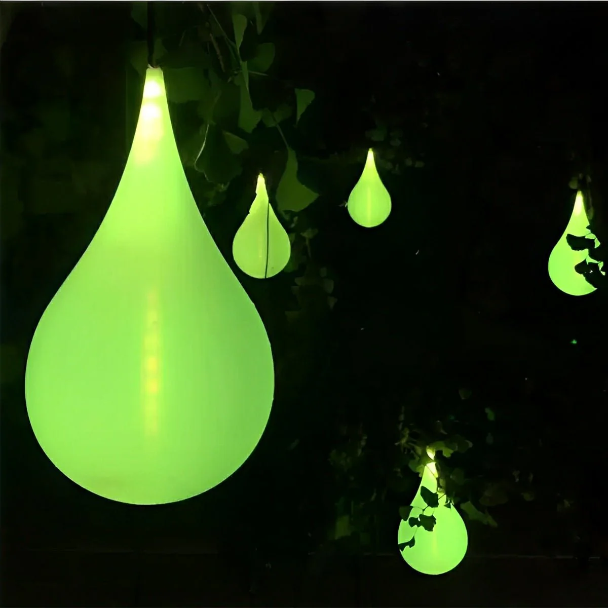 Waterproof Water Drop Outdoor Hanging Light - Image 12