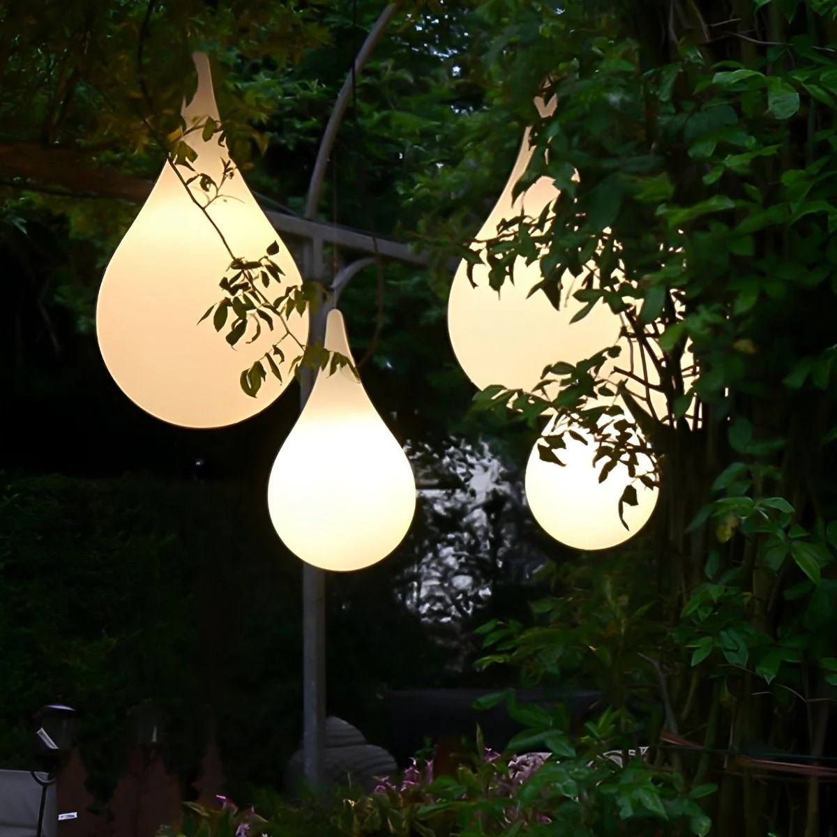 Waterproof Water Drop Outdoor Hanging Light - Image 3