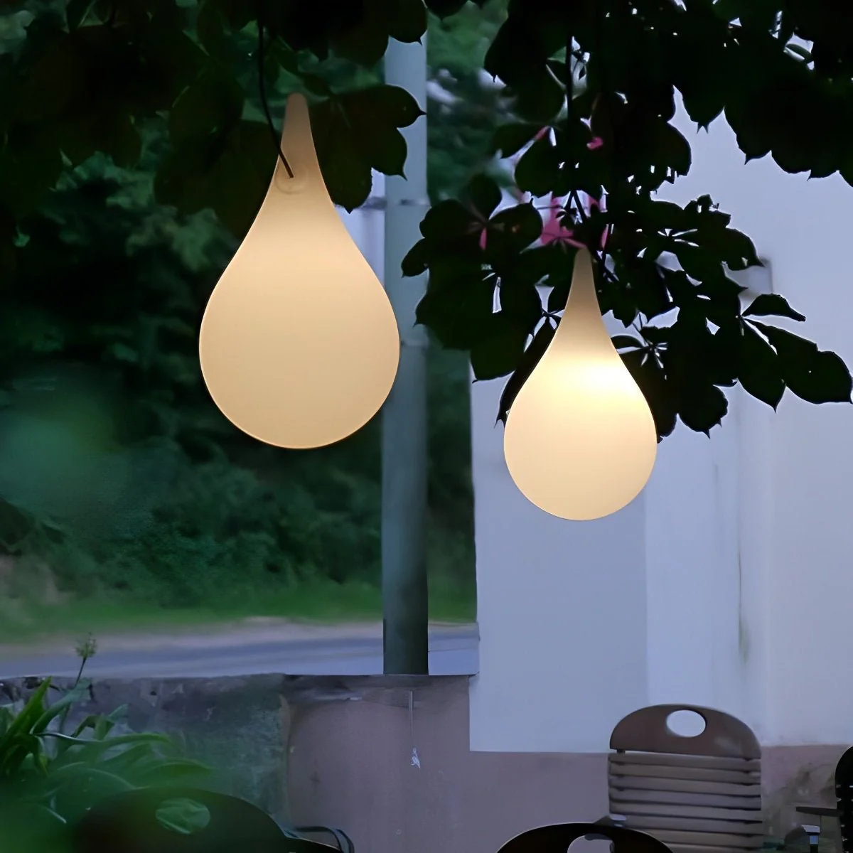 Waterproof Water Drop Outdoor Hanging Light - Image 6