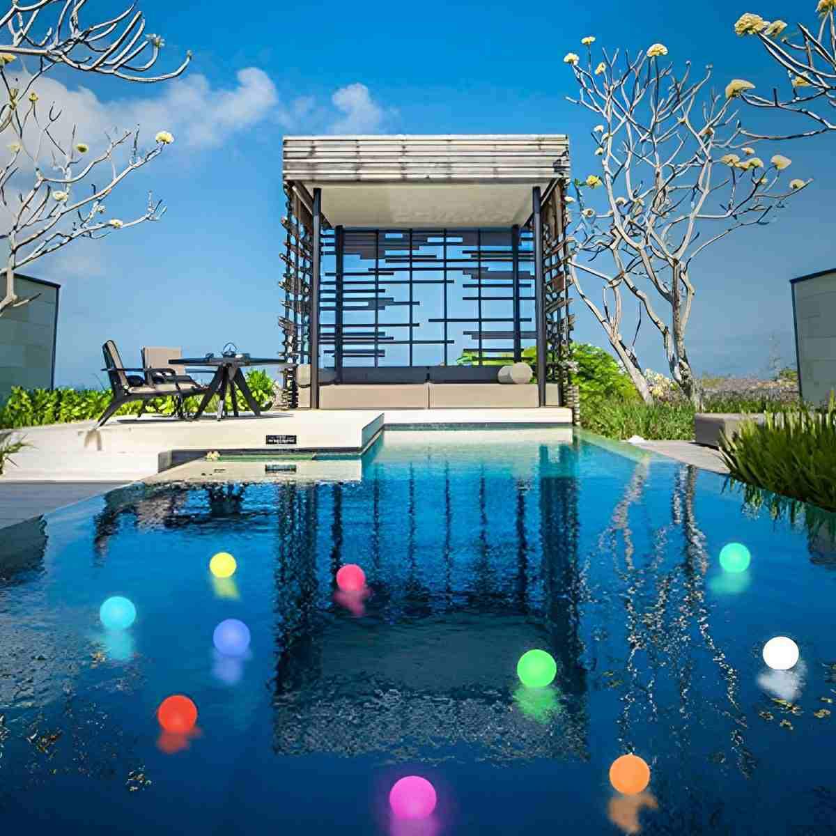 Waterproof Water Floating RGB Outdoor Moon LED Ball Light Rechargeable - Image 2