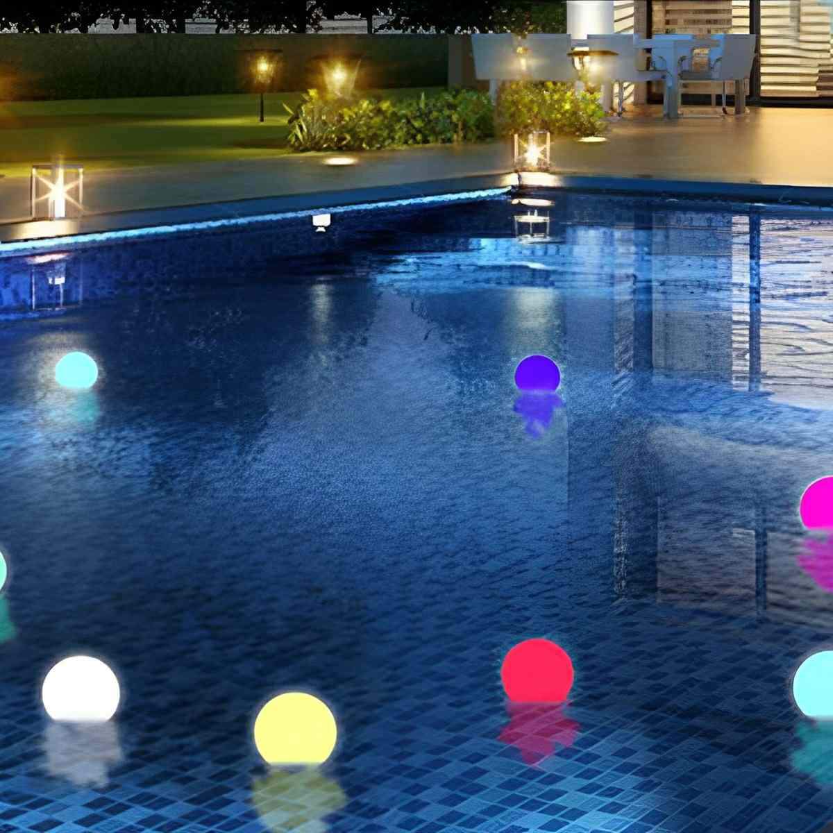 Waterproof Water Floating RGB Outdoor Moon LED Ball Light Rechargeable - Image 7