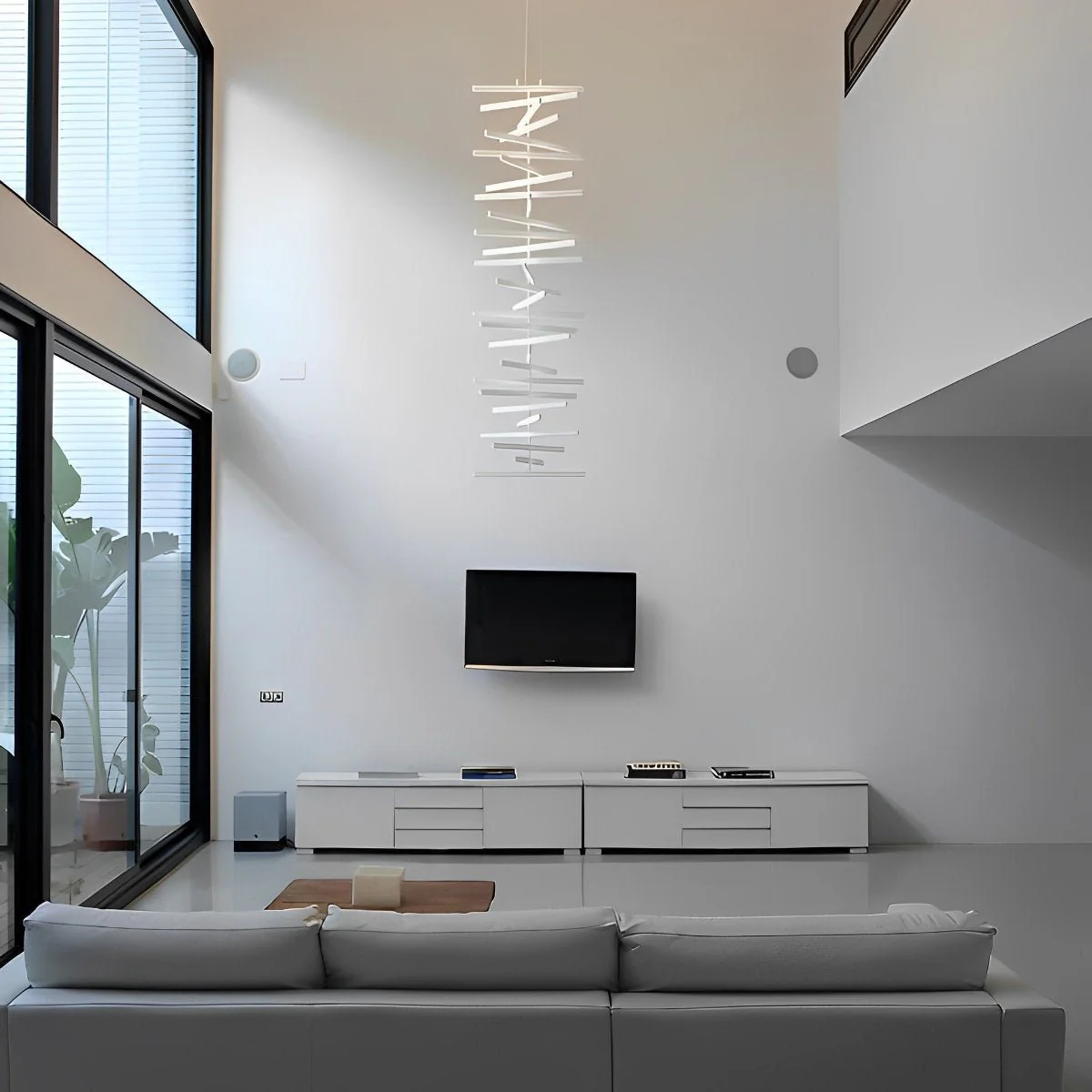 Waves Fishbone Fish Skeleton Strip Stepless Dimming LED Nordic Chandelier Pendant Light - Image 8