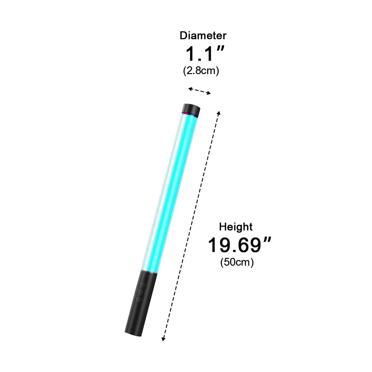 Wireless 360° LED Tube Handheld Light Stick Atmosphere Light - Image 4