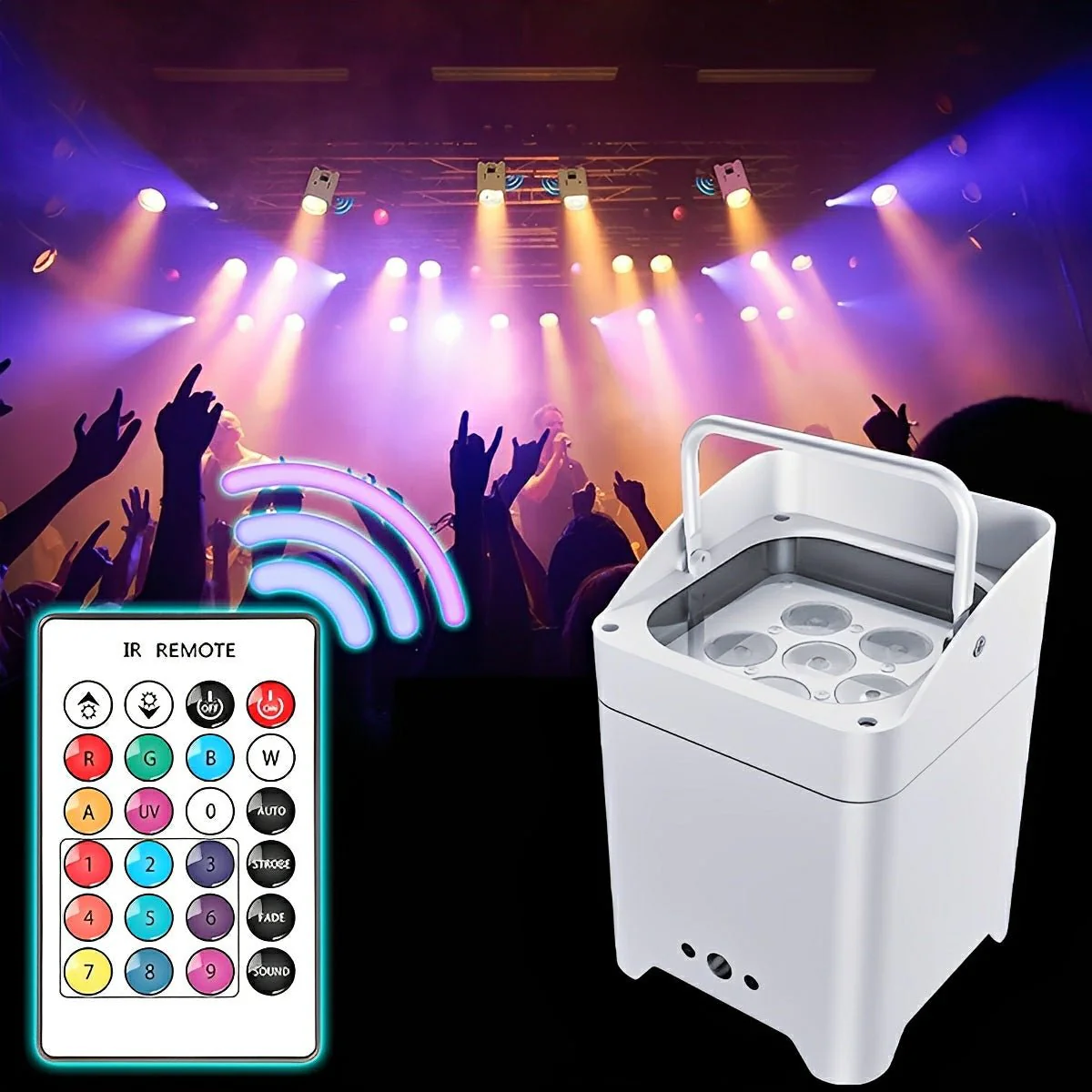 Wireless WiFi 2.4G LED Spot Light Ambient Lighting - Image 7